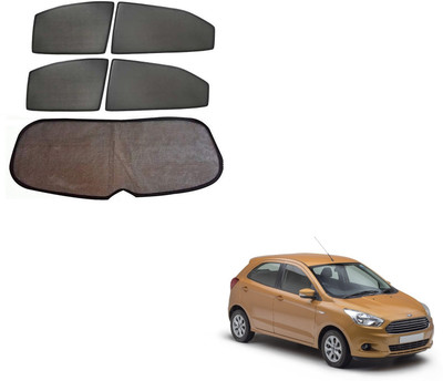 KOZDIKO Side Window Sun Shade For Ford Figo(Black)