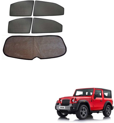 KOZDIKO Side Window Sun Shade For Mahindra Thar(Black)