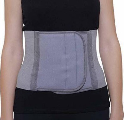 Borniva Abdominal Belt Waist Support Back Support Back & Abdomen Support (Grey) Back / Lumbar Support