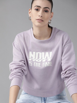 Roadster Full Sleeve Graphic Print Women Sweatshirt