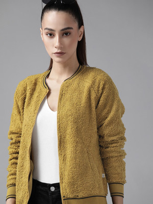 Roadster Full Sleeve Self Design Women Sweatshirt