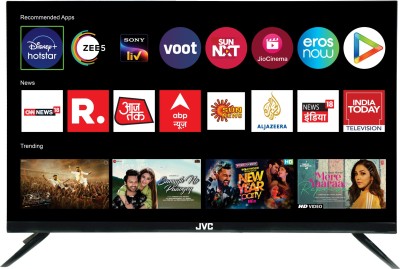 View JVC 108 cm (43 inch) Full HD LED Smart Android Based TV 2022 Edition(LT-43N5105CVE)  Price Online