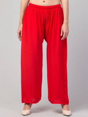swaggish Relaxed Women Red Trousers