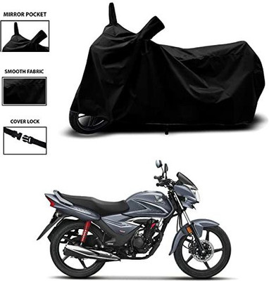 KEDIT Waterproof Two Wheeler Cover for Honda(Shine, Black)