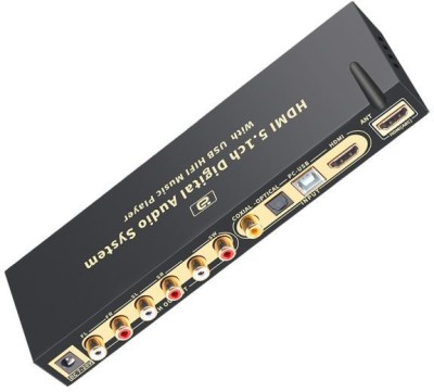 Microware HDMI 5.1CH Digital Audio System DTS/AC3 With USB HiFi Music Player Bluetooth 5.0 7.5 inch Blu-ray Player(Black)