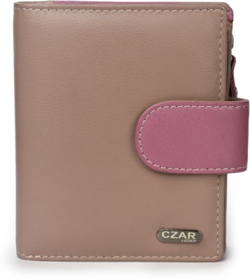 Czar Leder Women Casual Tan, Multicolor Genuine Leather Wallet(8 Card Slots)