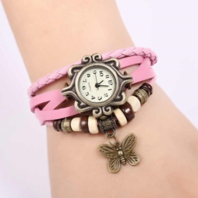 COSMIC Beautiful Butterfly Pendent Analog Watch Analog Watch  - For Girls