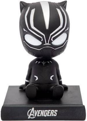 RVM Toys Black Panther Bobblehead Car Dashboard with Mobile Holder Action Toy Collectible(Black)