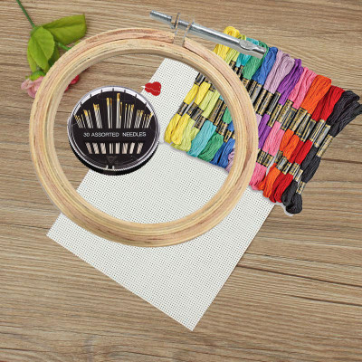 Royal Villa Wooden Embroidery Hoop/Frame Kit for Cross Stitch, Craft and Embroidery Work. Embroidery Hoop(Pack of 1)