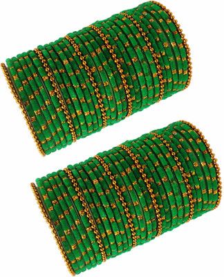 DURGANSH Glass Bangle Set(Pack of 10)
