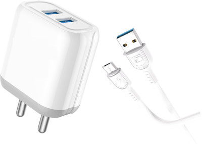 RPMSD 3.4 A Wall Charger for Mobile with Detachable Cable(White, Cable Included)