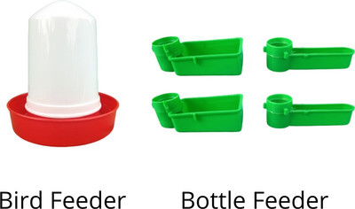 Thangamalar Caged Bird Feeder(Multicolor)