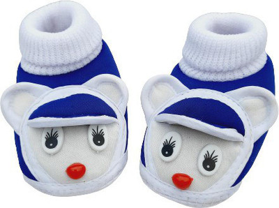 Art India Collection Booties(Toe to Heel Length - 12 cm, Blue, White)