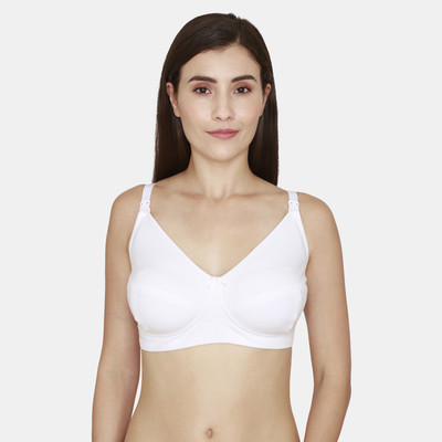 ZIVAME Women Full Coverage Non Padded Bra(White)