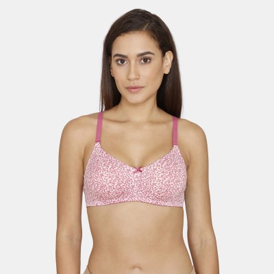 Rosaline By Zivame Women T-Shirt Non Padded Bra(Pink)