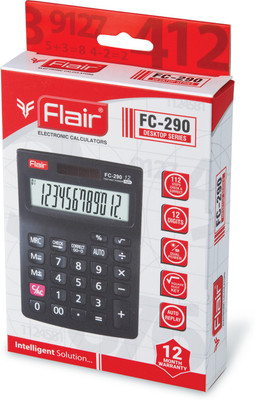 FLAIR 133618 FC - 290 Basic  Calculator(12 Digit)