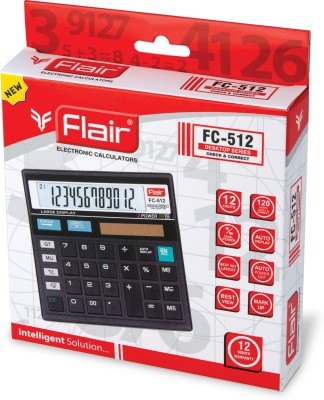 FLAIR 132055 FC - 512 Basic  Calculator(12 Digit)
