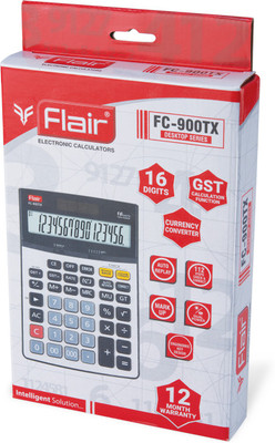 FLAIR 133649 FC - 900TX Basic  Calculator(16 Digit)