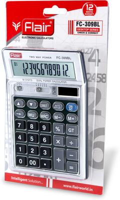 FLAIR 143747 FC - 309BL Basic  Calculator(12 Digit)