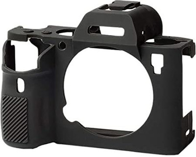 Breuk Silicon Cover Case Compatible with Sony Alpha A7-R3  Camera Bag(Black)