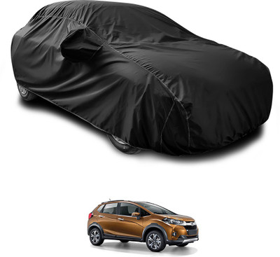 GOSHIV-car and bike accessories Car Cover For Honda WR-V (With Mirror Pockets)(Black)