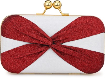 FOR THE BEAUTIFUL YOU Party, Casual Red  Clutch