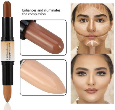 Neycare Double Ended Highlight Stick Concealer(NATURAL, 8 g)