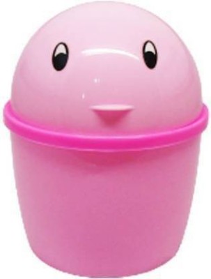 sbaprime Plastic Dustbin(Pink)