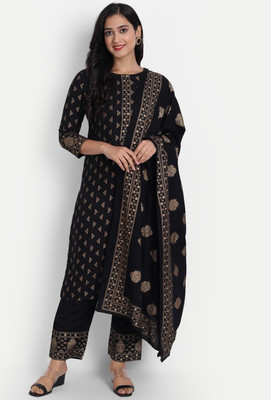 KSFABRIC Women Kurti Pant Dupatta Set