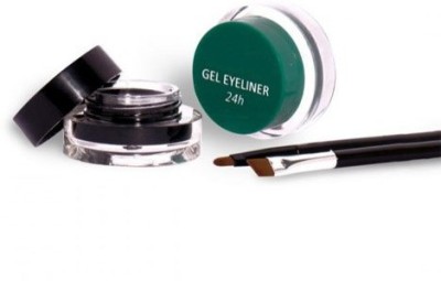 GFSU Profssional 24 Hourse Lasting Green/Black Eye Liner 8 ml(Green, Black)