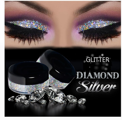 Latixmat 3D Finish Multi Purpose Soft Touch Silver shimmery glitter combo(SILVER)