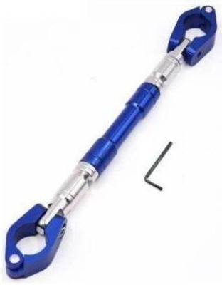SRPHERE SR Universal_Adjustable_Motorcycle Clip-on Handle Bar (Blue) Handle Bar(Blue, Silver)