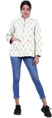 PARIKALA Full Sleeve Floral Print Women Jacket