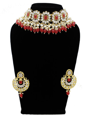 SAIYONI Alloy Gold-plated Multicolor Jewellery Set(Pack of 1)