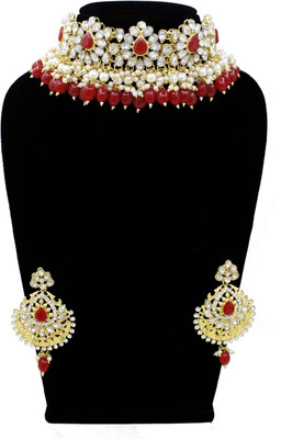 SAIYONI Alloy Gold-plated Multicolor Jewellery Set(Pack of 1)