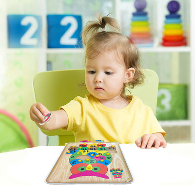 SHALAFI Colorful Number Puzzle learning toy 1 To 20 Matching Counting Educational Board(Multicolor)