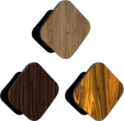 iCopertina PACK OF 3 Wood Patterns Light and Dark Mobile Holder
