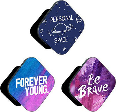 iCopertina PACK OF 3 Personal Space Forever Young and Be Brave Mobile Holder