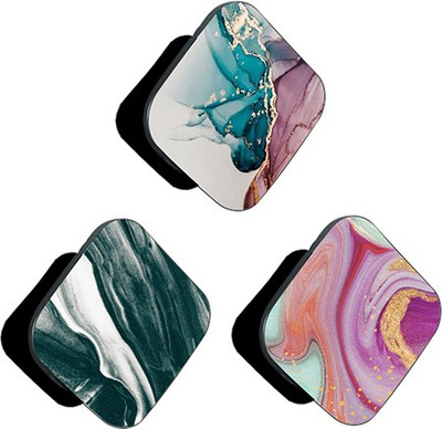iCopertina PACK OF 3 Blue Maroon Abstract And Abstracts Mobile Holder