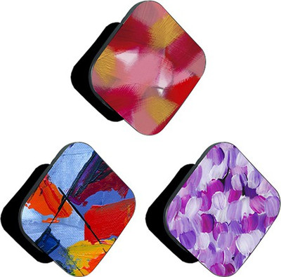 iCopertina PACK OF 3 Paint Abstracts Mobile Holder