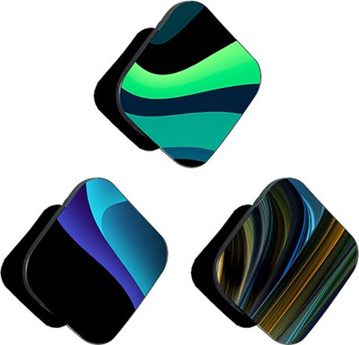 iCopertina PACK OF 3 Blue Green Abstracts Mobile Holder