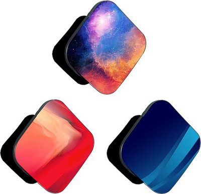iCopertina PACK OF 3 Red And blue Gradient Abstract Mobile Holder