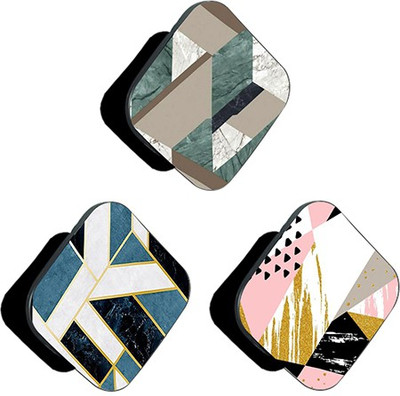 iCopertina PACK OF 3 Blue White Abstract And Abstracts Mobile Holder
