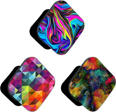iCopertina PACK OF 3 Colorful Abstracts Mobile Holder