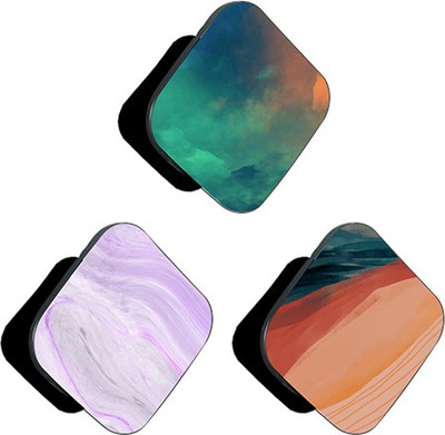 iCopertina PACK OF 3 Blue Green Abstract And Abstracts Mobile Holder