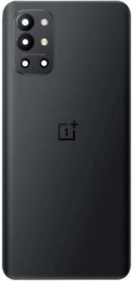 Srewingt OnePlus 9R(Glass)With Camera Lens Back Panel(Carbon Black)