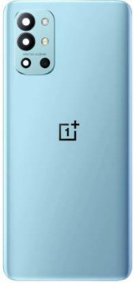 Purplesavvy OnePlus OnePlus 9R(Glass)With Camera Lens Back Panel(Lake Blue)