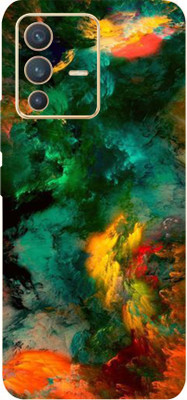 BUGGU VIVO V23 (5G) PRO, Vivo V23 pro, VIVO V23 Pro Mobile Skin(Ultra Super Multicolor clouds Skin With High Mattte Finish.)
