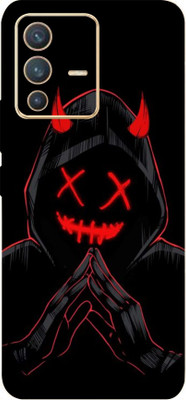 BugguSkin Vivo V23 5G Mobile Skin(Ultra Super Black Devil Skin With High Matte Finish.)