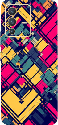 LAMHA Vivo V23 5G Mobile Skin(Ultra Super Pattern Lines Shape High Matte Finish.)